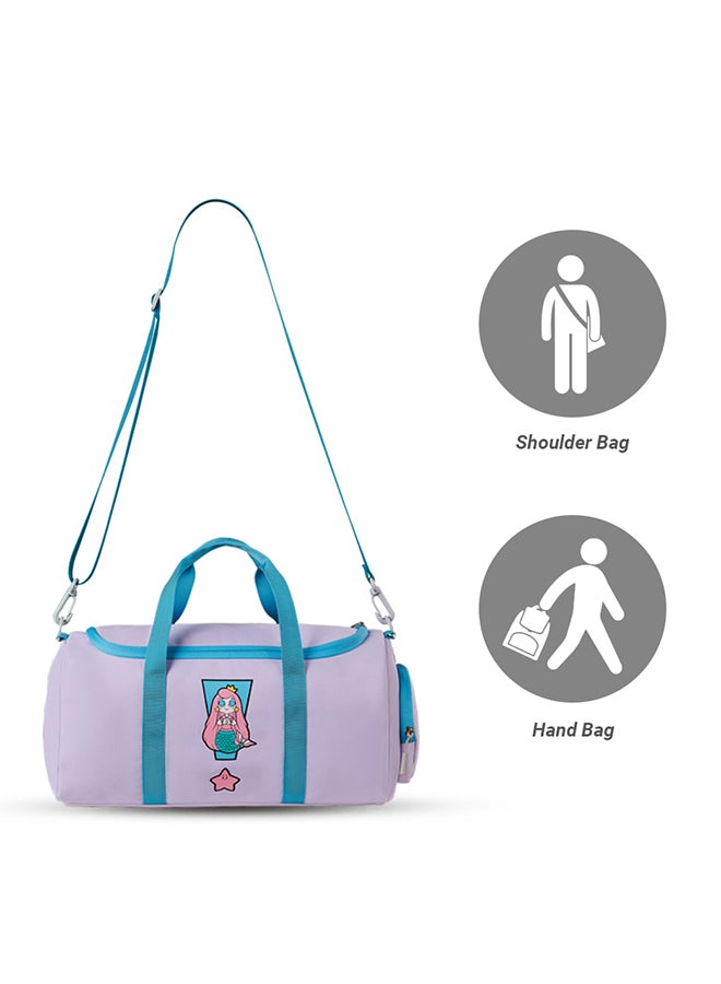 Kids Duffle Bag - Mermaid Purple