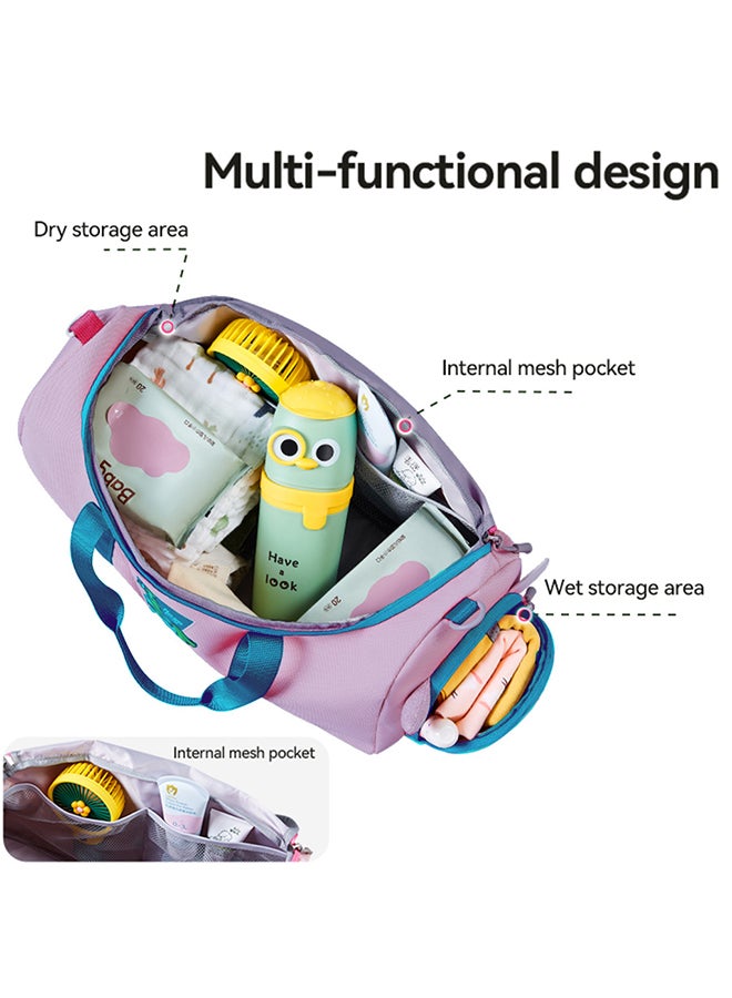 Kids Duffle Bag - Mermaid Purple