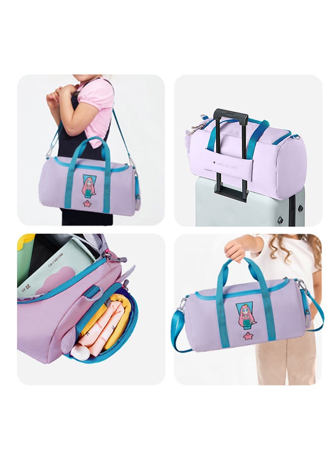 Kids Duffle Bag - Mermaid Purple