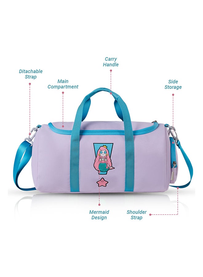 Kids Duffle Bag - Mermaid Purple