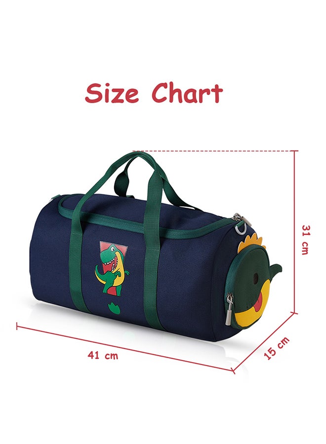 Nohoo Kids Duffle Bag - Dino Blue