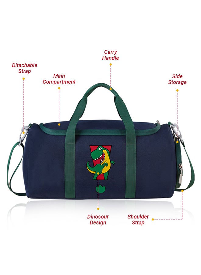 Nohoo Kids Duffle Bag - Dino Blue