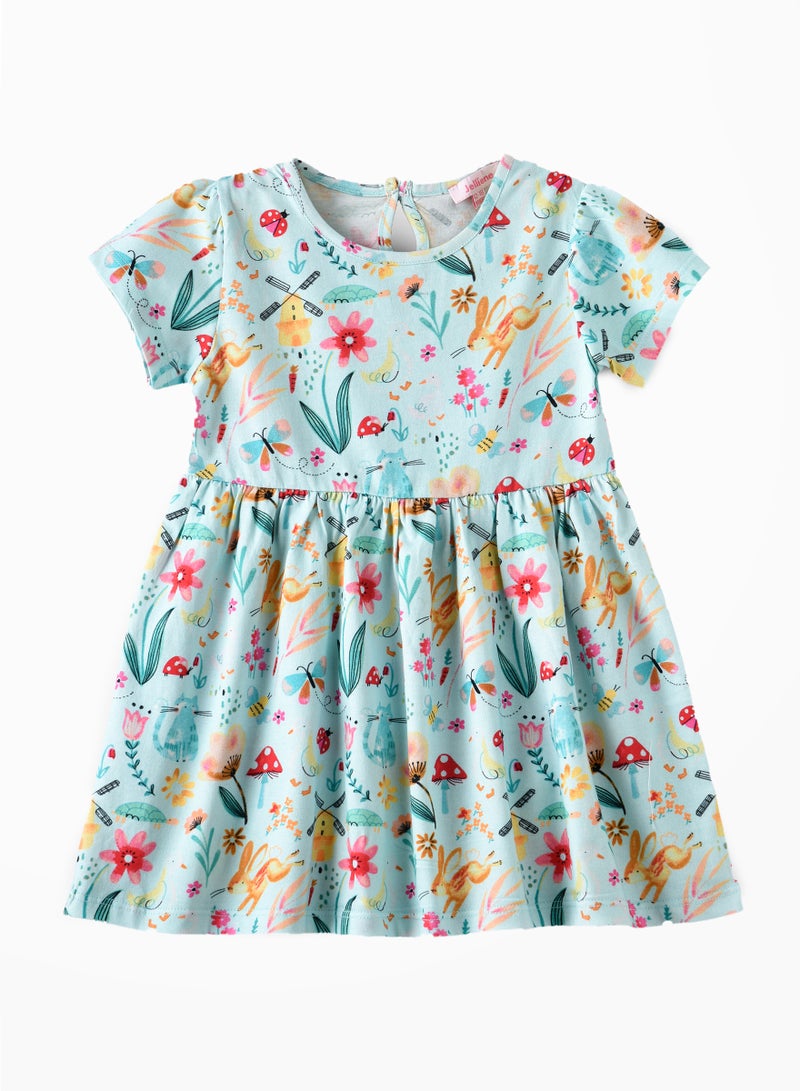 Blooming Sunshine: Baby Girl's Dress Comfort & Cuteness for Summer