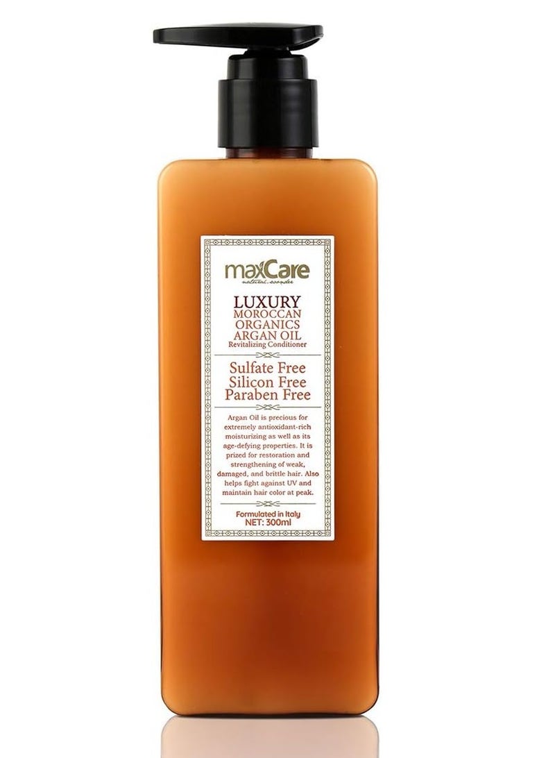 MaxCare Luxury Moroccan Organic Argan Oil Revitalizing Hair Conditioner 300ml
