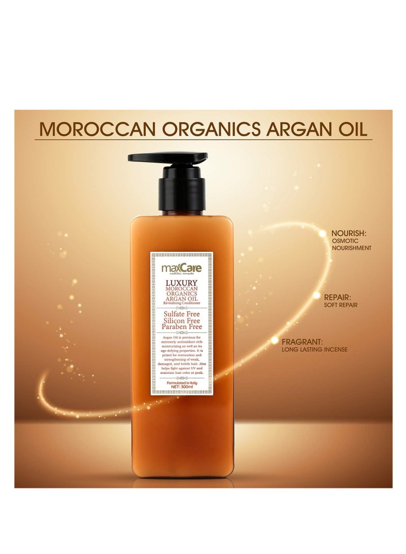 MaxCare Luxury Moroccan Organic Argan Oil Revitalizing Hair Conditioner 300ml