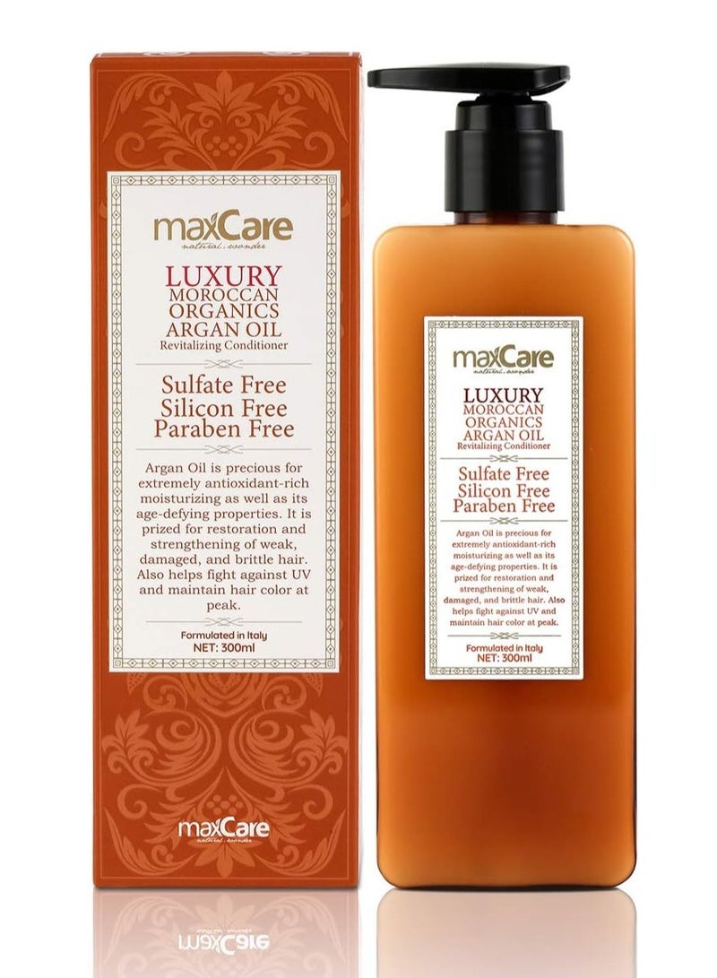 MaxCare Luxury Moroccan Organic Argan Oil Revitalizing Hair Conditioner 300ml