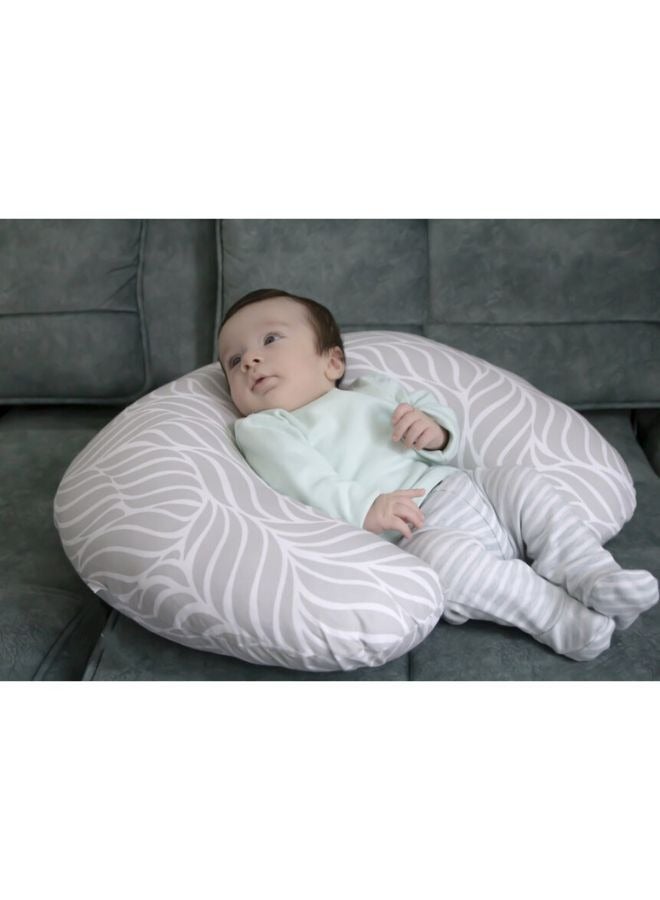 Babyjem Breast Feeding and Support Pillow U-Shaped Design for Comfortable and Supportive Nursing, Multi-functional, Machine-Washable with Removable Cover