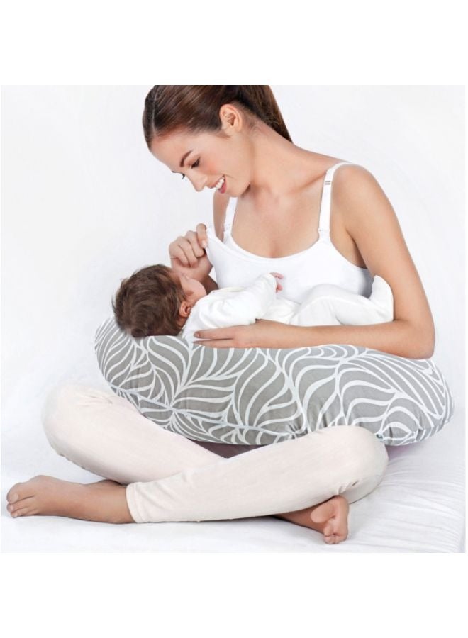 Babyjem Breast Feeding and Support Pillow U-Shaped Design for Comfortable and Supportive Nursing, Multi-functional, Machine-Washable with Removable Cover