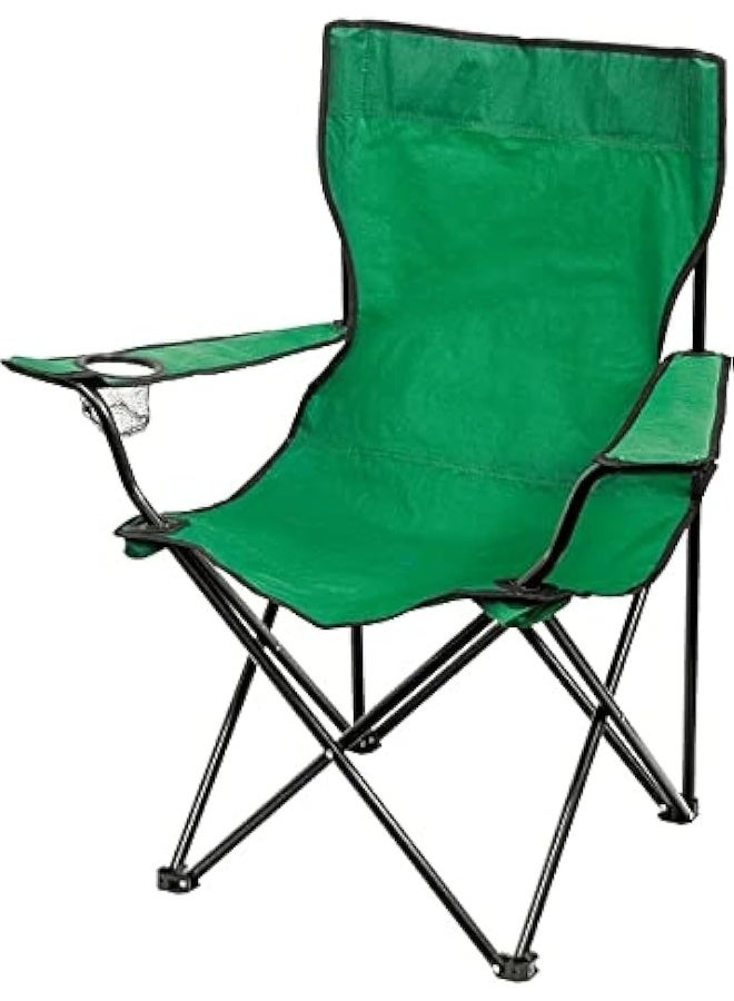 Folding Camping Chair With Armrests And Stand  89 X 54 X 86Cm