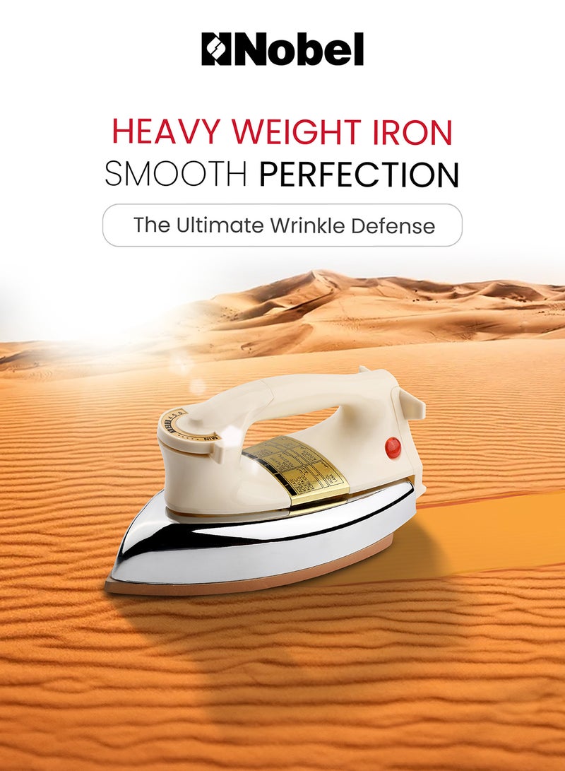 Heavy Weight Non-Stick Iron: Precision And Performance Redefined 1200 W NDI707I Silver