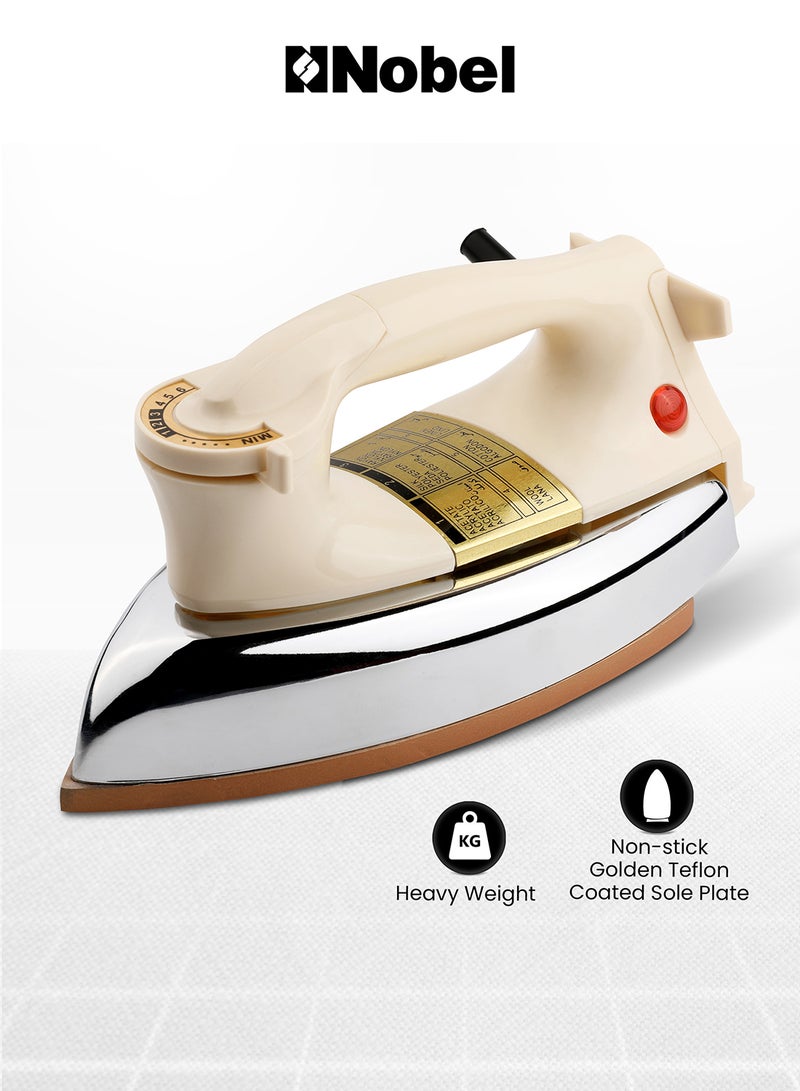 Heavy Weight Non-Stick Iron: Precision And Performance Redefined 1200 W NDI707I Silver