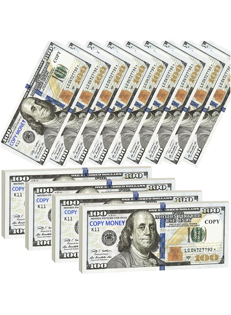500Pcs US Dollar Props Replica Fake US Dollar Banknote Toy Souvenir Coin Banknote Imitation US Dollar Movie Advertising Novelty Magic Props