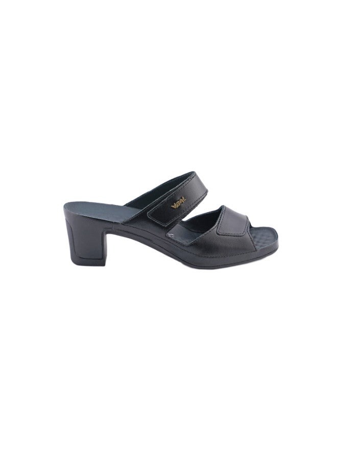 148-36 Vital Ladies Block Heel Sandals 0520 Black