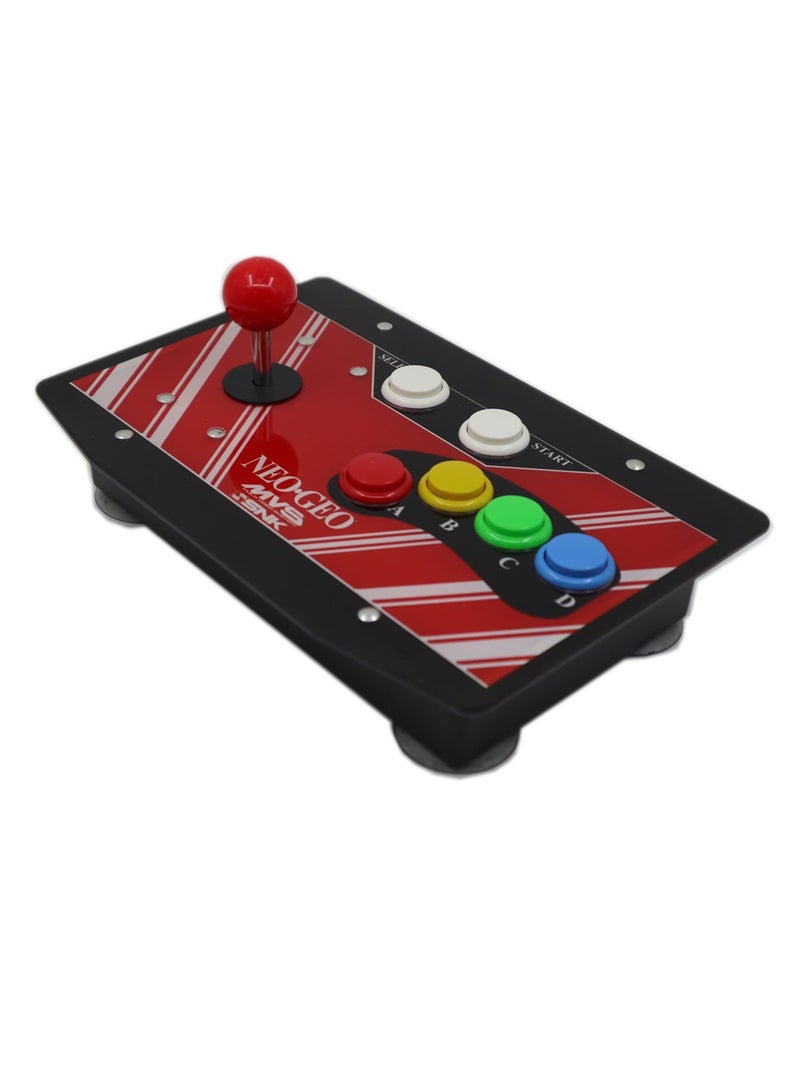 NEOGEO 6 Buttons 15Pin Arcade Joystick Controller Artwork Panel Fight Stick For Neo Geo AES MVS CD