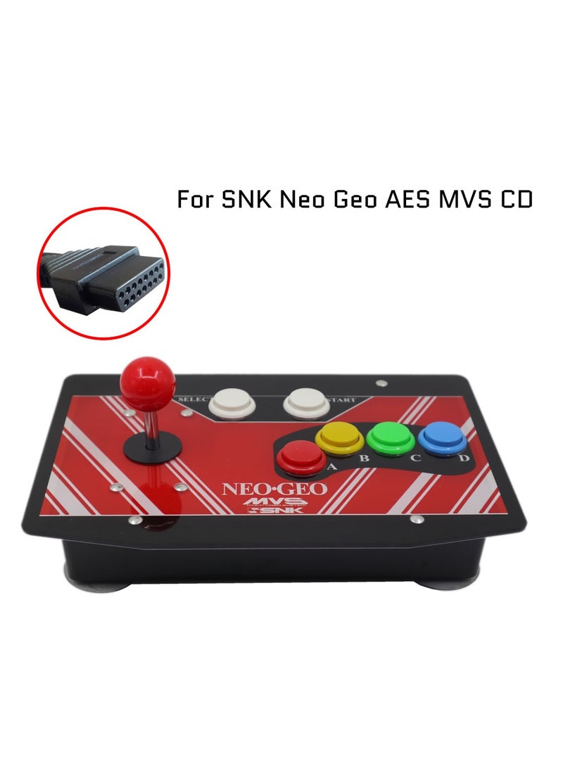 NEOGEO 6 Buttons 15Pin Arcade Joystick Controller Artwork Panel Fight Stick For Neo Geo AES MVS CD