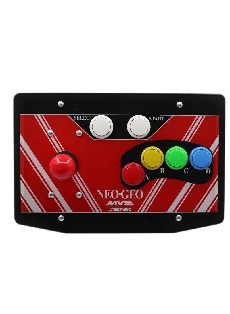 NEOGEO 6 Buttons 15Pin Arcade Joystick Controller Artwork Panel Fight Stick For Neo Geo AES MVS CD