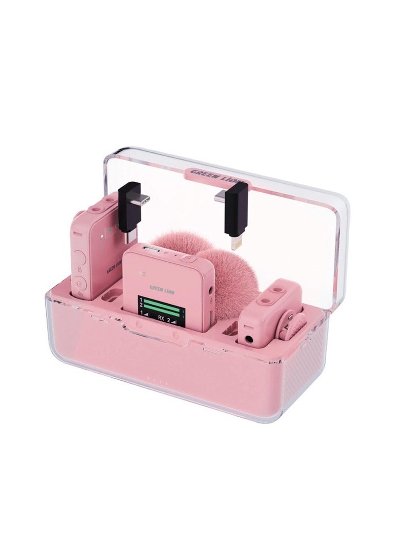 GLM-Professional Wireless Mic - Pink