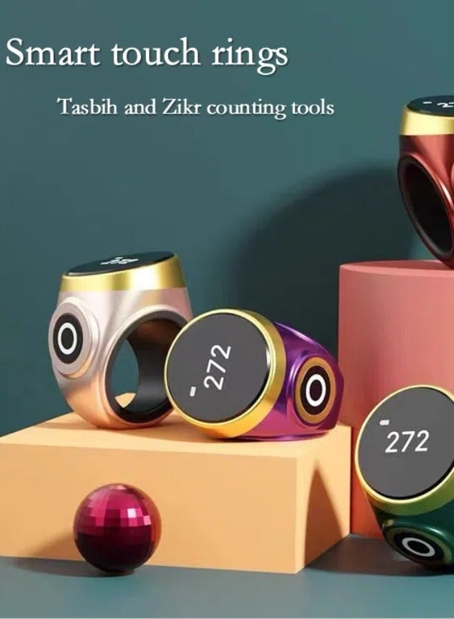 Smart touch ring, counting tool for Tasbih and Zikr