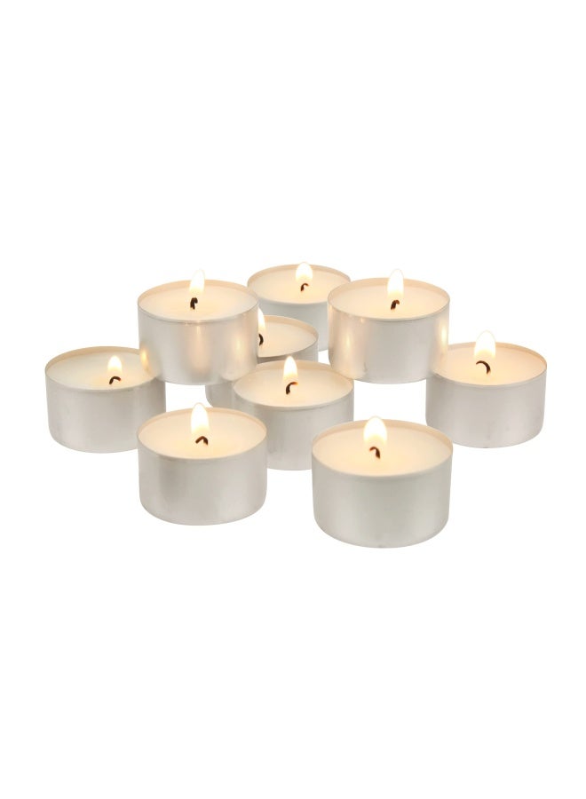 Long Burning Tea Light Candles  6 To 7 Hour Extended Burn Time  White  Unscented  Bulk 200-Pack  Sm-Tl200