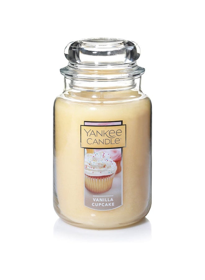 Vanilla Cupcake Scented Classic 22 Oz Large Jar Single Wick Candle Over 110 Hours Of Burn Time