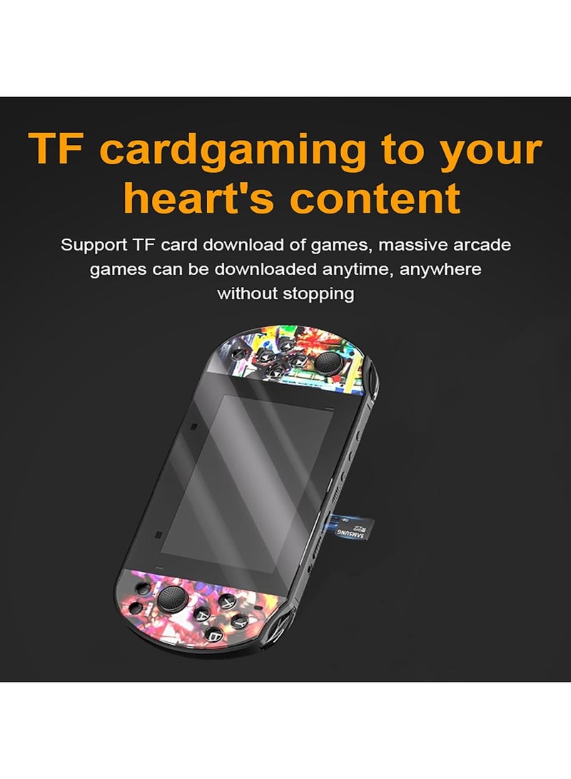 New Handheld Game Console 4.3 IPS Screen Support 64G TF Card 10000+ Video Games 3000mAh Battery Capacity Portable Game Console