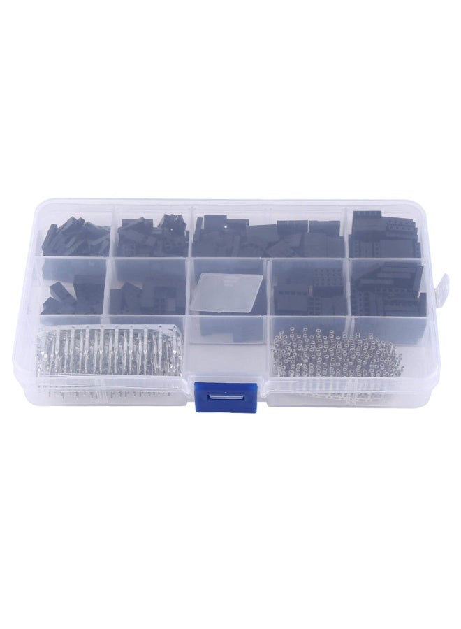 Connector Kit Dupont Connector Female Connector Housing Crimp Pins 4Er Header Stecker Jumper Header Connector Female Male Terminal Jumper Wire Crimp Pin 2.54Mm 610 Pieces S