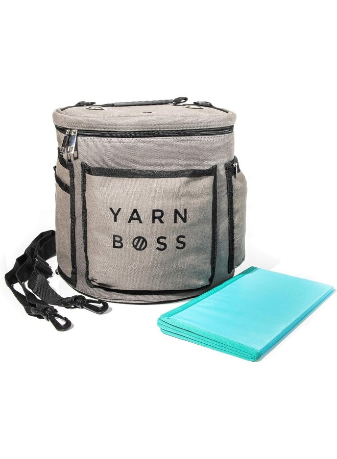 Yarn Boss Yarn Bag - Travel With Yarn And Knitting Supplies - Yarn Storage To Organize Multiple Projects And Keep Your Yarn Safe And Clean - Knitting And Crochet Supplies Yarn Holder