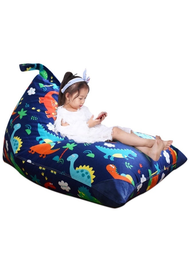 Stuffed Animal Storage Bean Bag Chair For Kids Adults Stuffed Animal Bean Bag Storage Dinosaur Bean Bag Stuffed Animal Storage Dinosaur Kids Bean Bag Chair Cover - Cover Only 200L 52 Gal