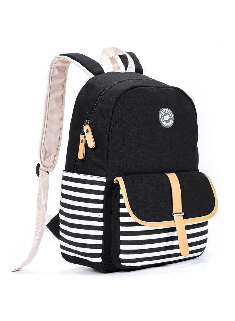 Classic School Bag-Black