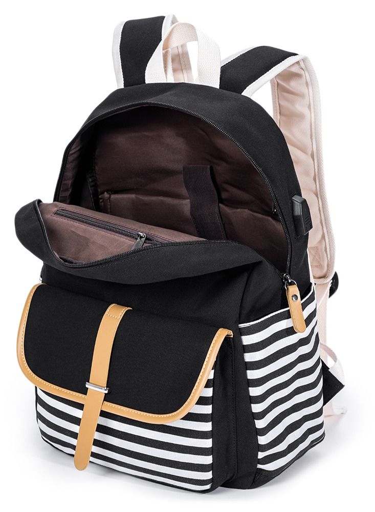 Classic School Bag-Black