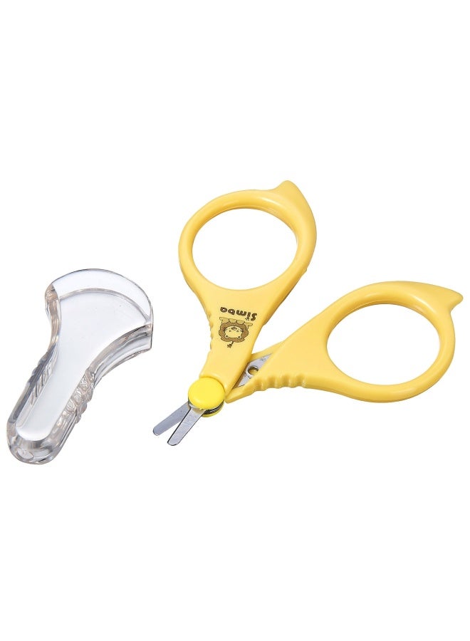 Baby Safety Nail Scissors Yellow