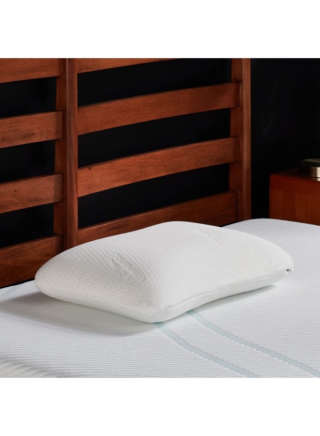 Tempur Pedic Memory Foam Symphony Pillow Luxury Soft Feel Standard White