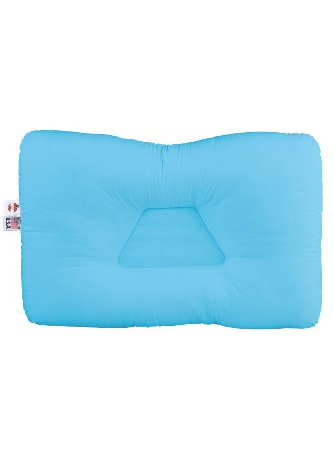 Core Products Fib 2001 Tri Core Cervical Support Pillow Full Size Standard Firm Blue
