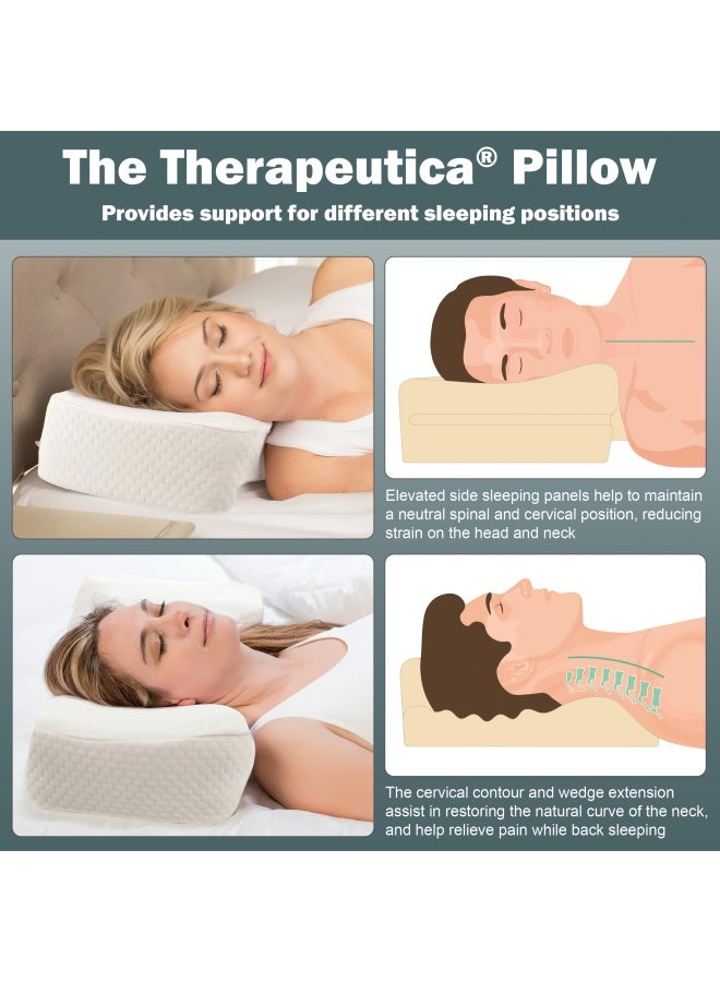 Cervical Orthopedic Foam Sleeping Pillow  For Neck  Shoulder  And Back Pain Relief  Helps Spinal Alignment  Back And Side Sleeping  Firm - Petite