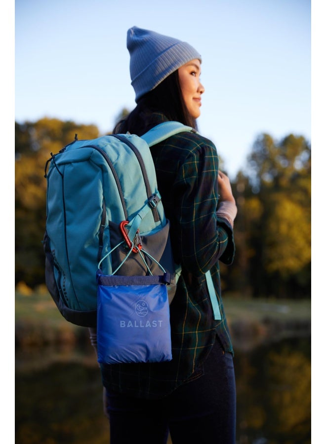 Ballast Beach Pillow Comfy Durable Compact Stays Put on Windy Beaches with Patented Sand Pouch Inflatable Pillow for Beaches Pools Camping Festivals and Travel Palace Blue