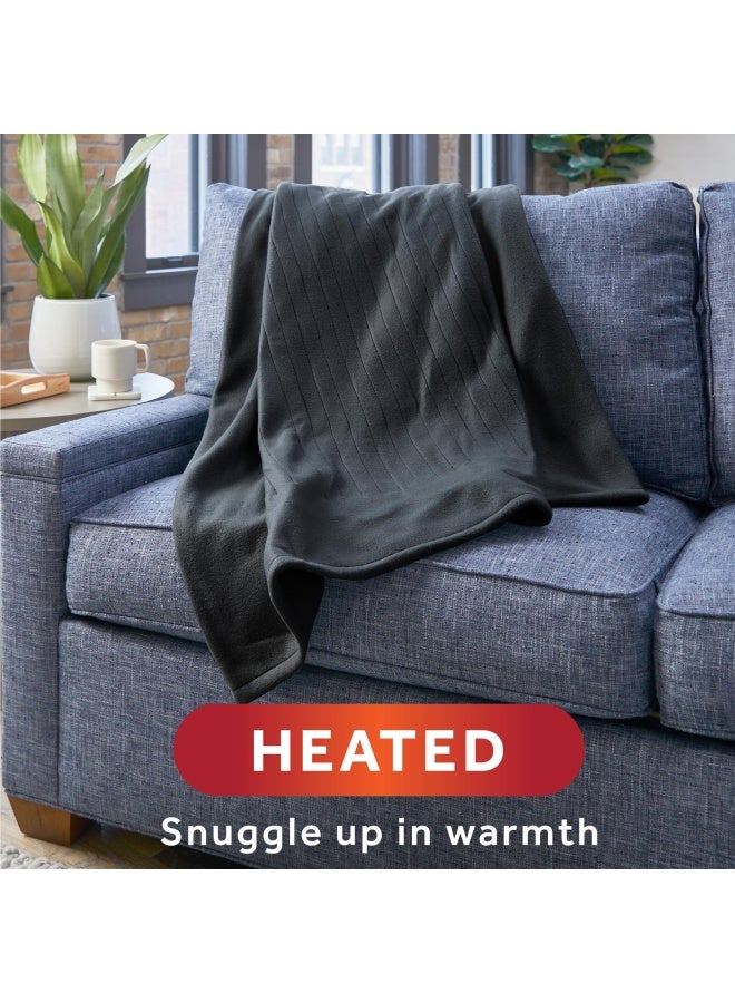 Royal Ultra Night Fog Heated Throw