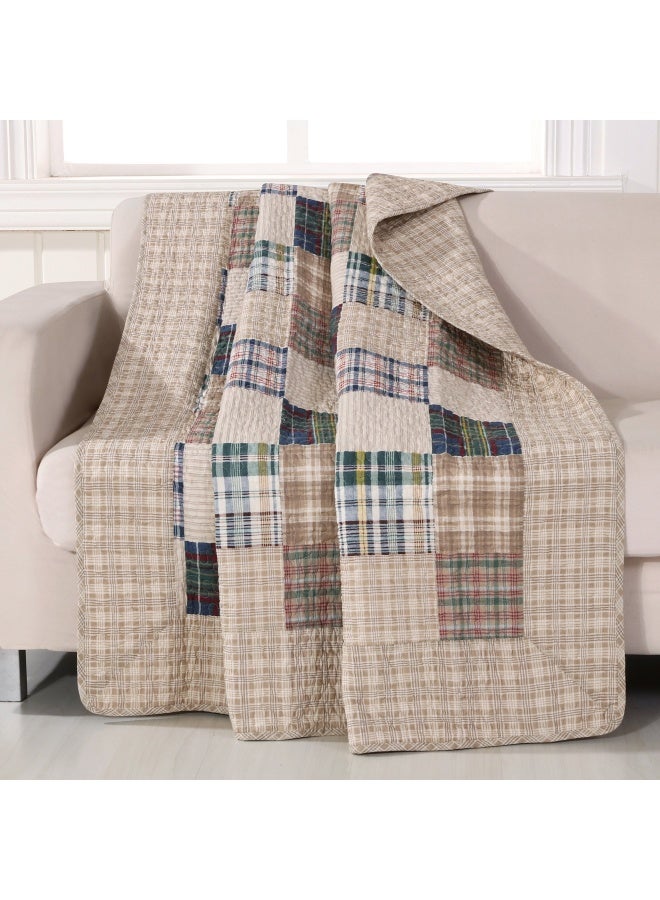 Gl-Throwox Oxford Throws  Multicolor