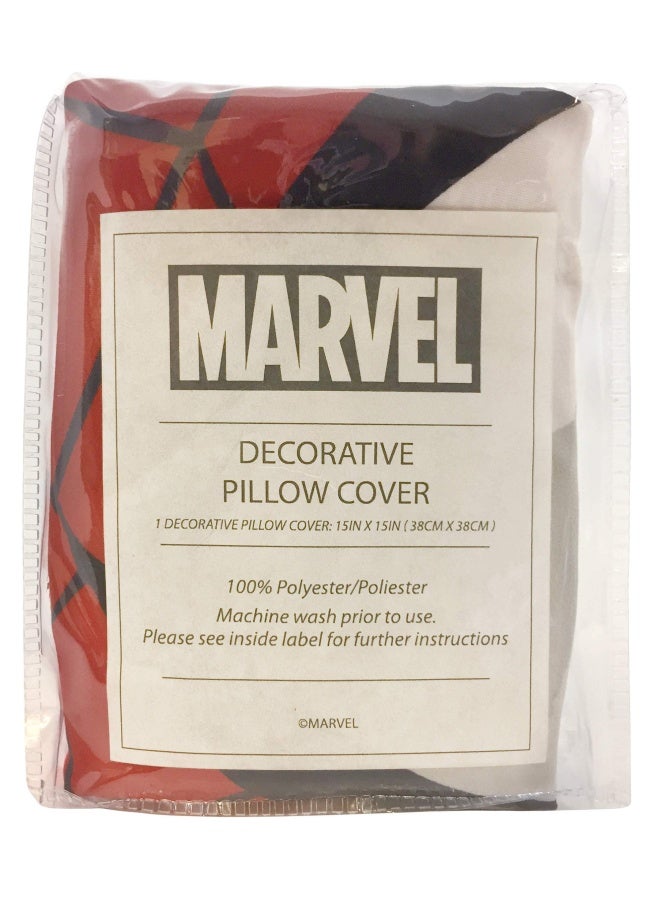 Marvel Decorative Pillow Cover Spiderman - Red