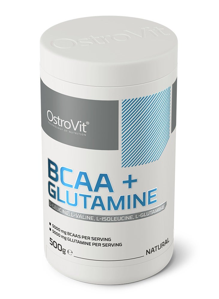 OstroVit BCAA+ Glutamine 500g Natural Flavor 50 Serving