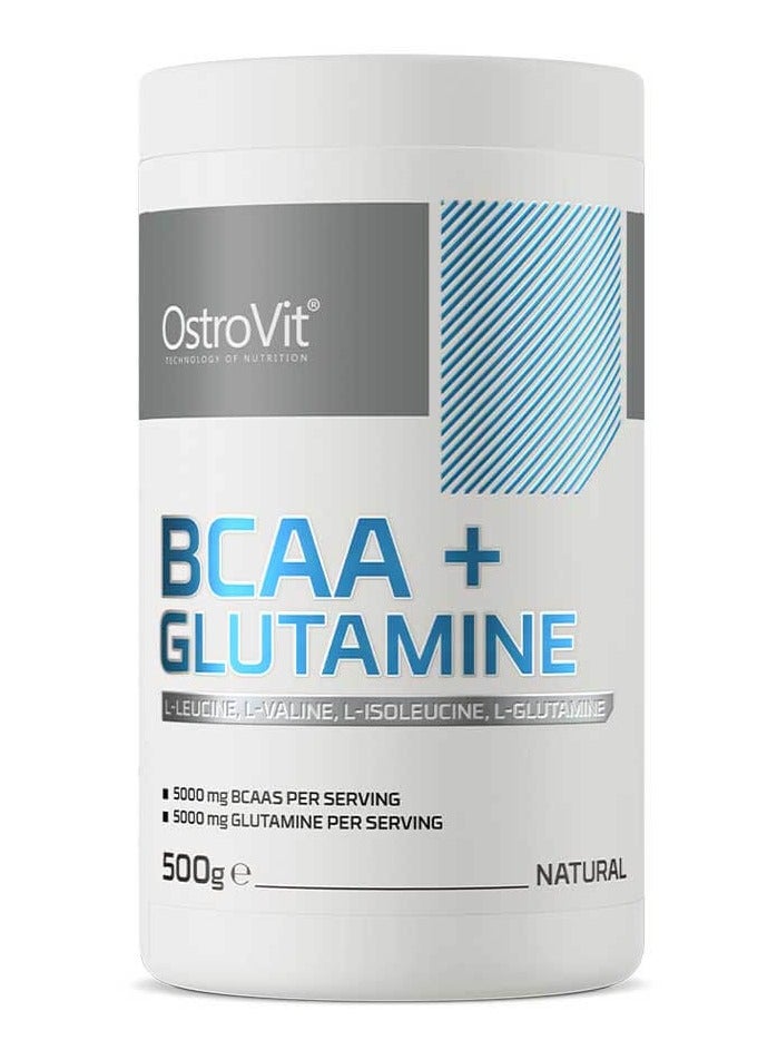 OstroVit BCAA+ Glutamine 500g Natural Flavor 50 Serving
