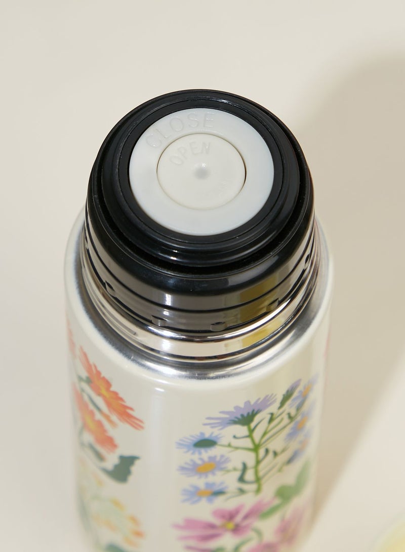 Wild Flowers Flask And Cup