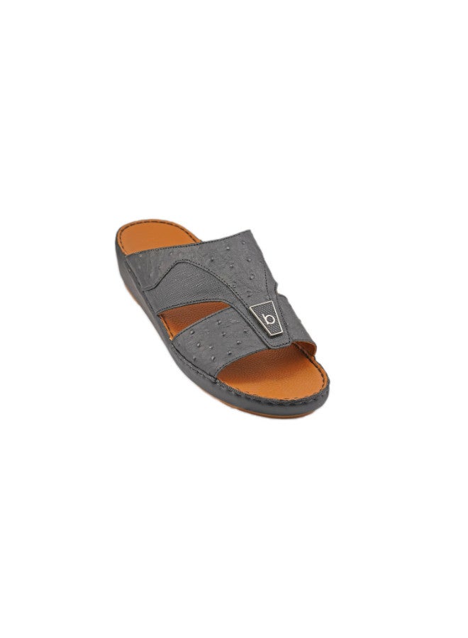 008-2853 Barjeel Uno Mens Arabic Sandals 181100 Black