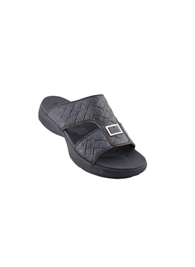 008-2929 Barjeel Uno Mens Arabic Sandals D197154 Black