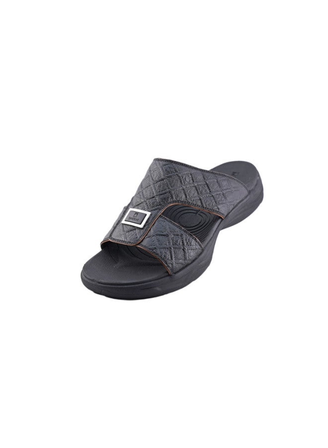 008-2929 Barjeel Uno Mens Arabic Sandals D197154 Black