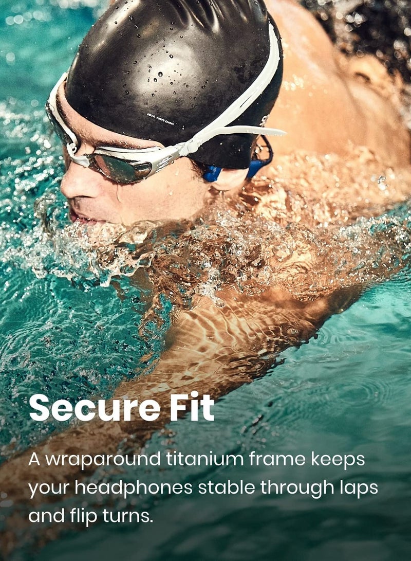 Openswim - Bone Conduction Open-Ear MP3 Swimming Headphones Blue