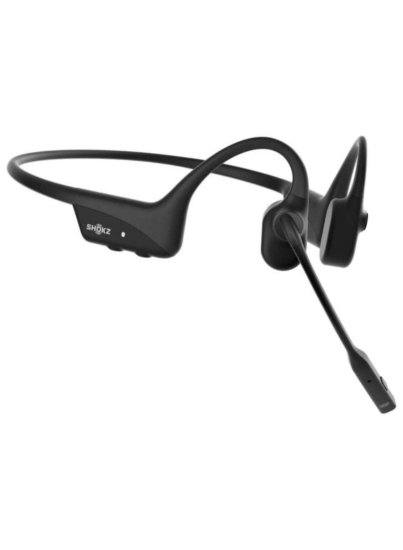 OpenComm Wireless Neckband Headphones With Mic Black