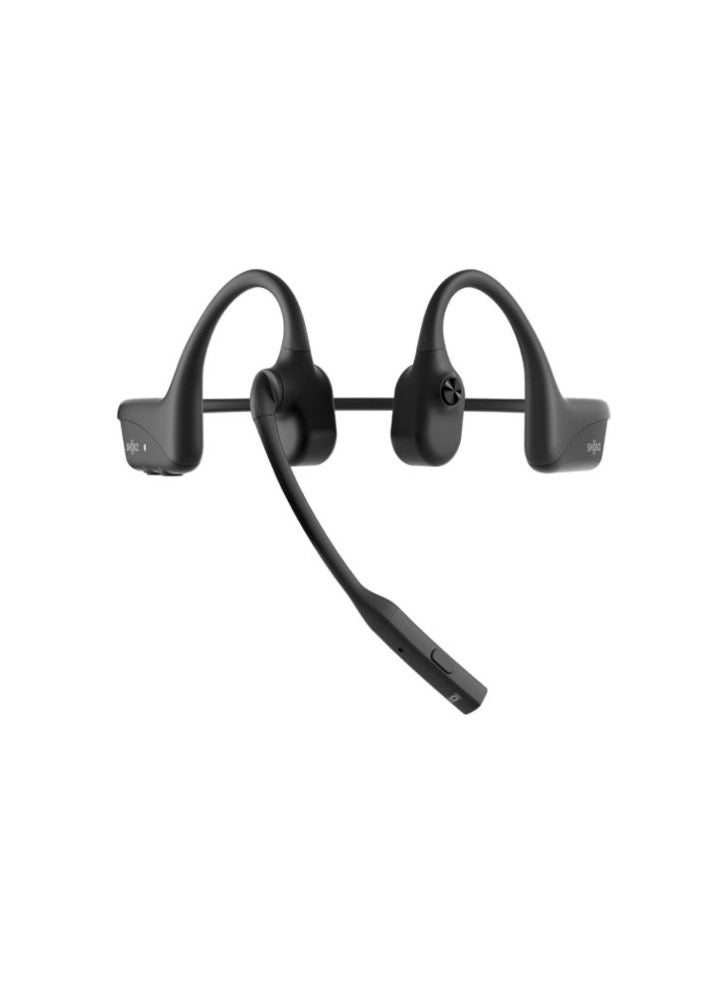 OpenComm Wireless Neckband Headphones With Mic Black