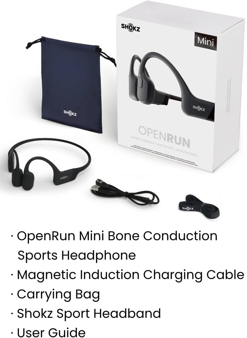 OpenRun (Mini) Sports Headphones For Workout Black