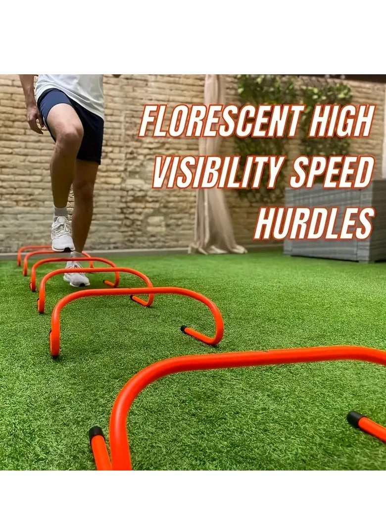 Agility Hurdles For Speed Training Athletes 15cm Pack Speed And Agility Training Equipment For Soccer Basketball Football