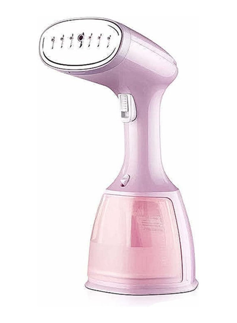Mini Travel Steamer with Detachable 290ml Water Tank, Auto-Off, Clothing Steam Iron, Automatic/manual Steam, for Home Office (Color : Pink)